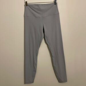 Lululemon Align Ribbed High-Rise 28” Leggings in Rhino Grey Size 10
